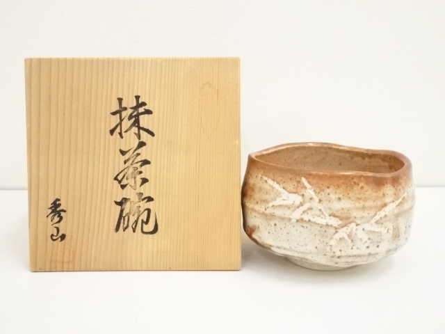 道具 ] - 道具 秀山窯造 志野茶碗（共箱） | ネットショップ圭 netshop